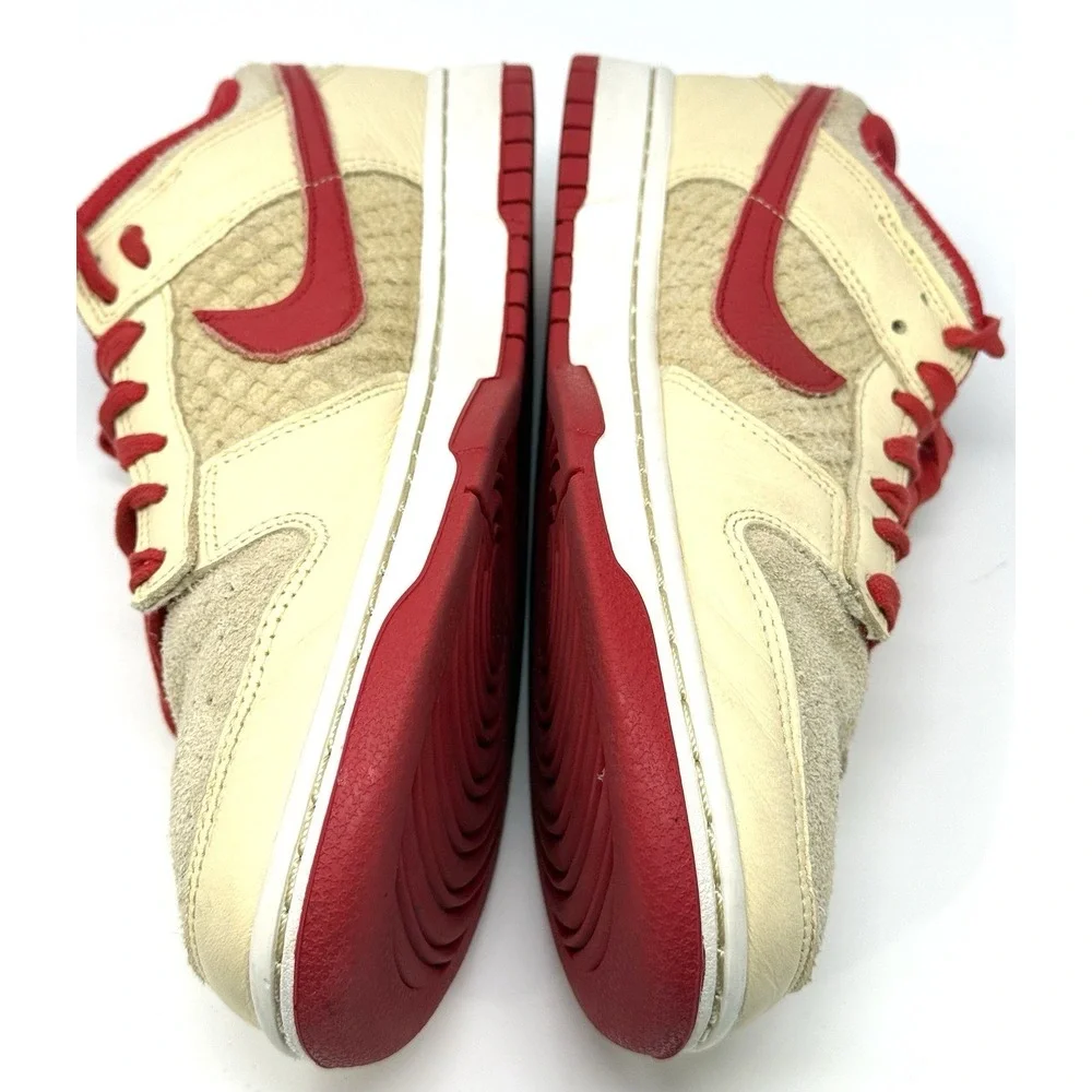 Nike Dunk Low Retro SE Pale Vanilla University Red Men's Size 10 HJ9100-294